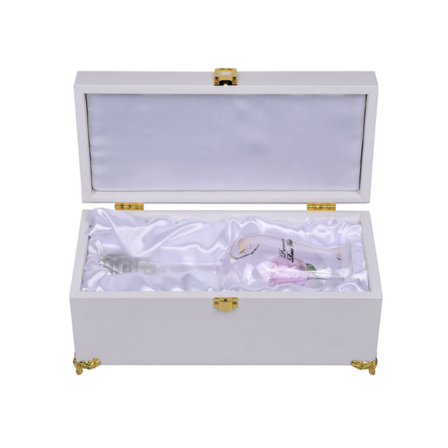 Cajas de madera de vino de regalo para 3 botellas hechas a mano